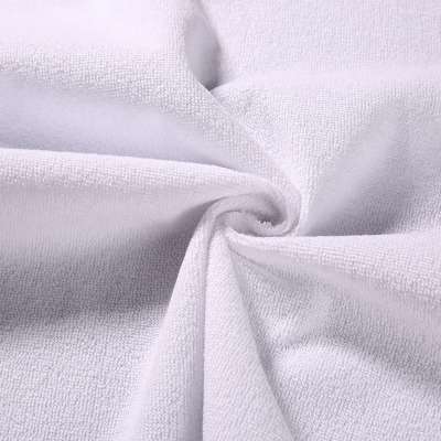 Hypoallergenic Textile Cloth Waterproof 100% Polyester Terry  Fabric With TPU