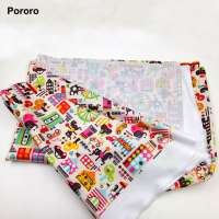 Print Fabric For Diaper , 150cm Width Waterproof PUL Diaper Fabric For cloth diaper