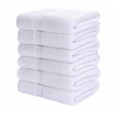 Custom Towel Set Luxury Hotel 100% Organic White Egyptian Cotton Bath Towel