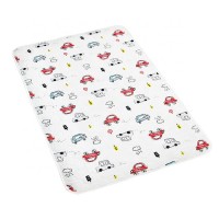 Breathable Car Pattern Waterproof Changing Mat Cheap Cotton Baby Urine Pad